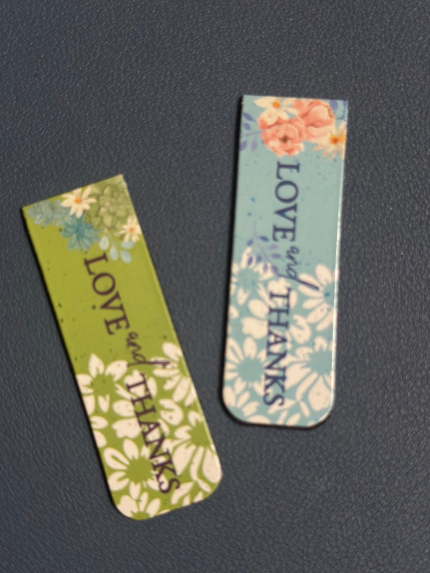 Floral Magnetic Bookmark Set (Set of 2)