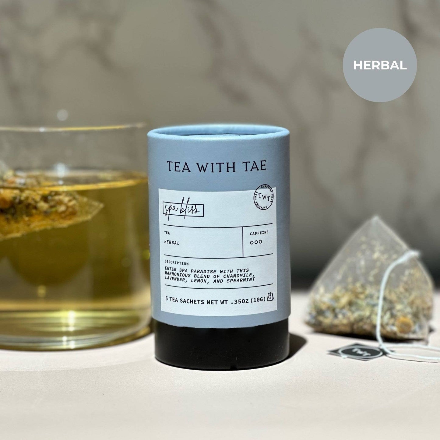 Herbal Mini Tea Tube - Spa Bliss