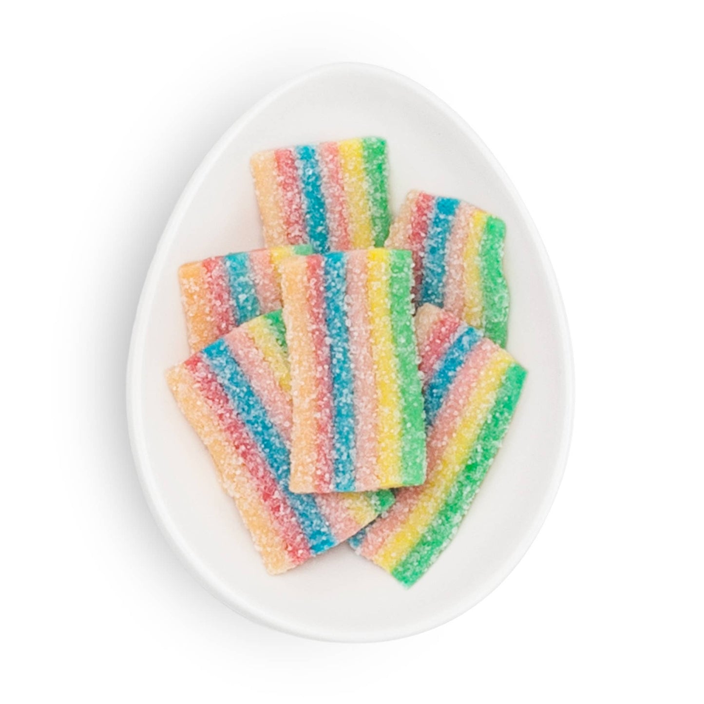 Sour Rainbow Belts - Small Candy Cube