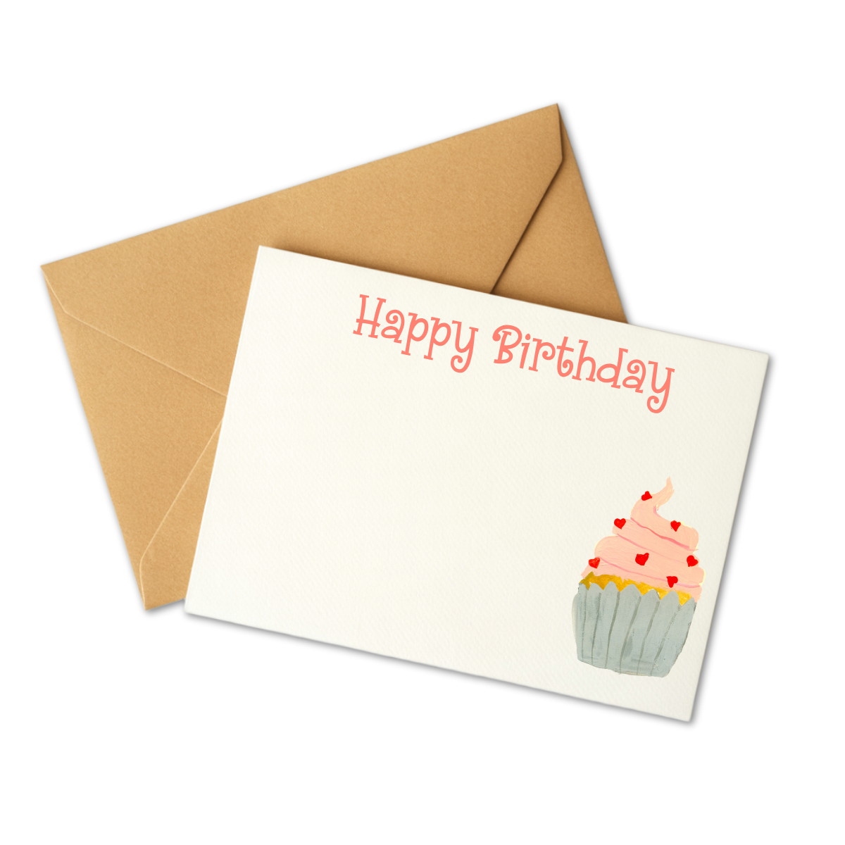 HAPPY BIRTHDAY CUPCAKE MINI CARD