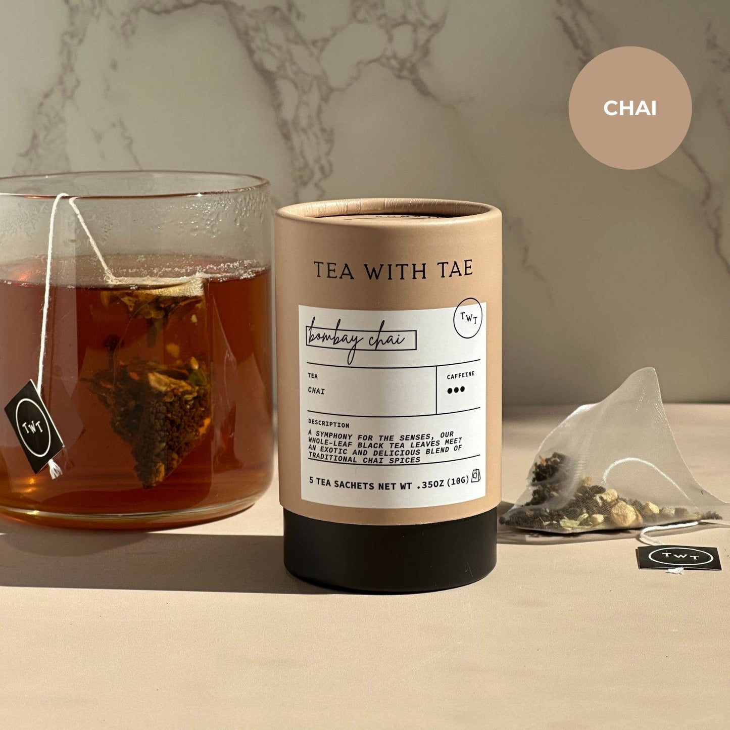 Herbal Mini Tea Tube -  Bombay Chai