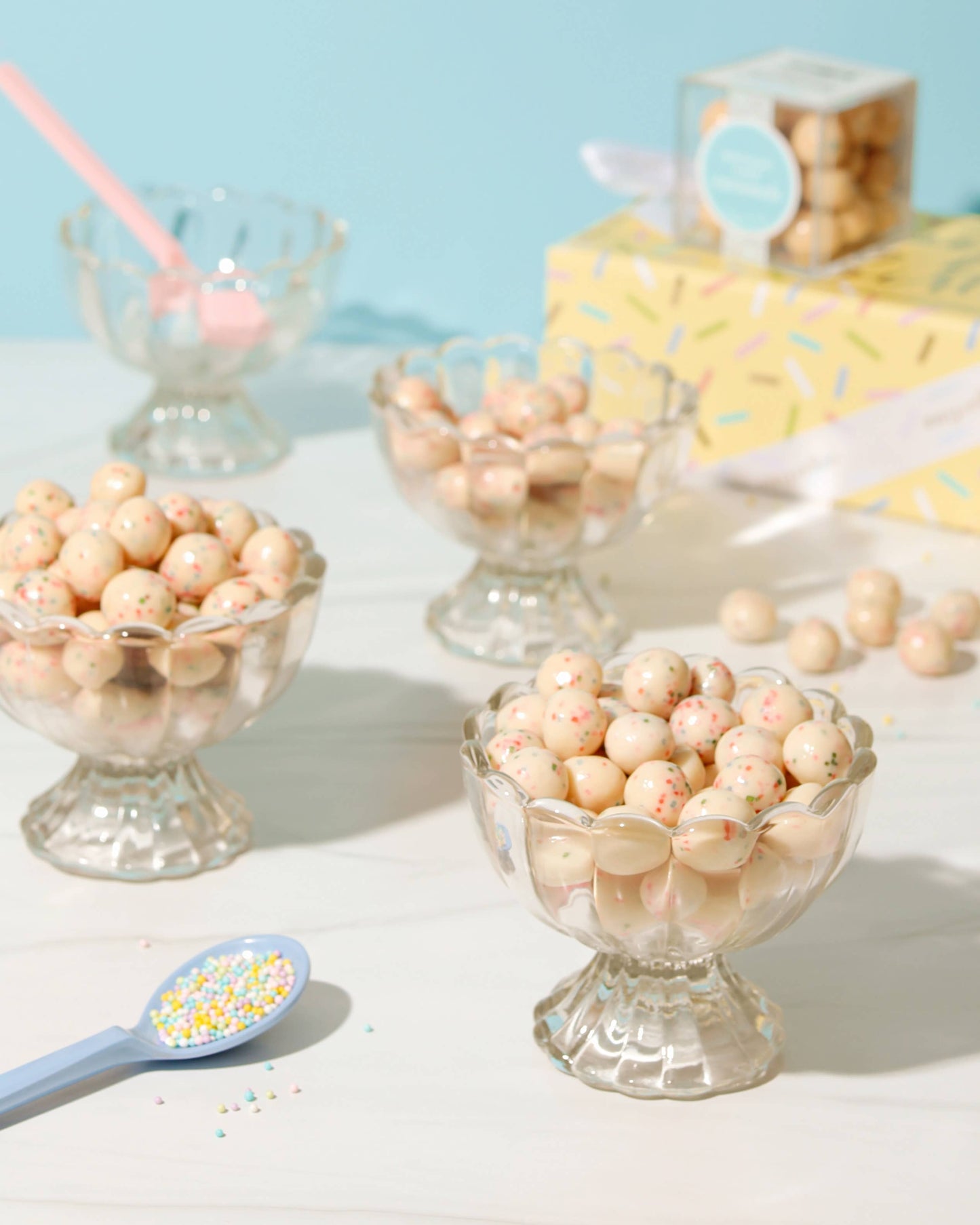 Birthday Cake Cookies - Small Candy Cube