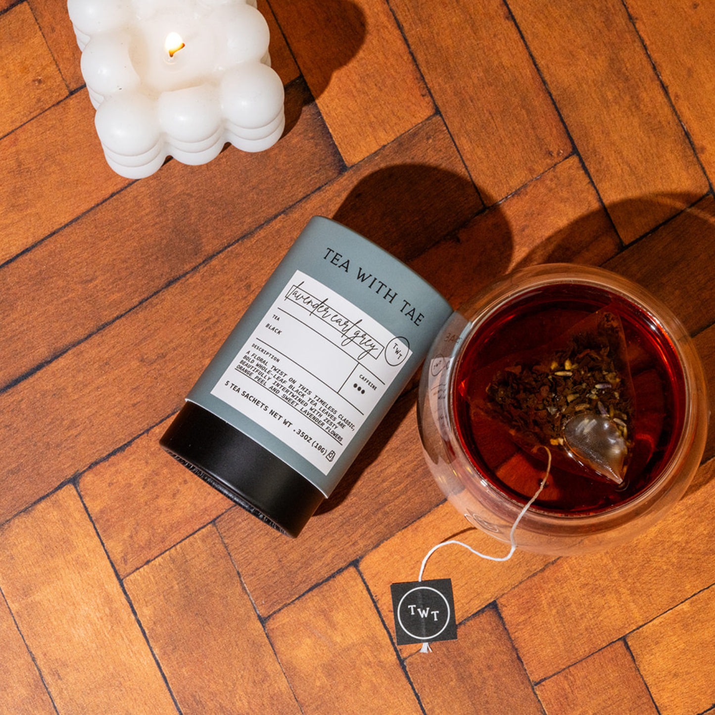 Herbal Mini Tea Tube -  Lavender Earl Grey