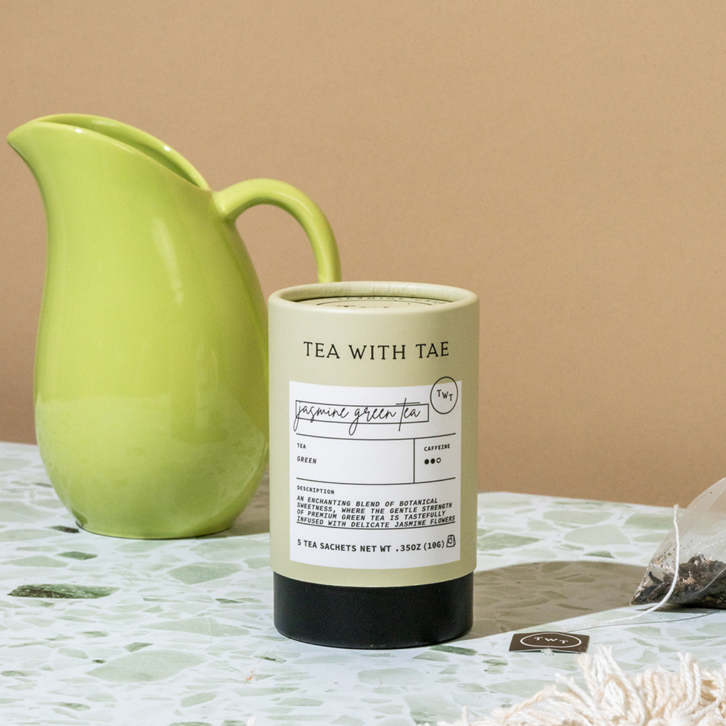 Herbal Mini Tea Tube - Jasmine Green Tea