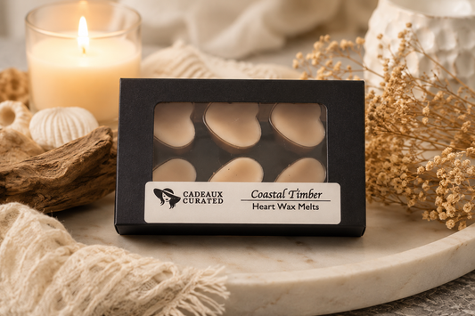 Heart Wax Melts- Coastal Timber