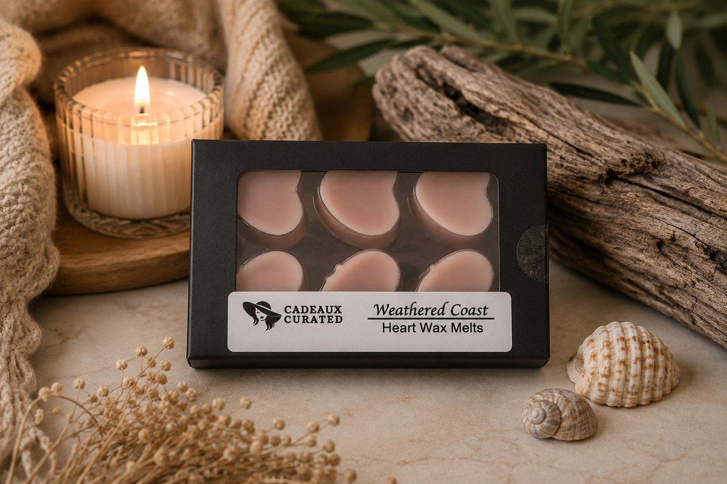 Heart Wax Melts - Weathered Coast