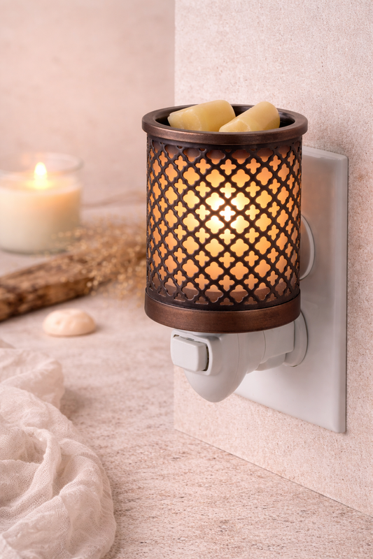 Moroccan Metal Pluggable Fragrance Warmer