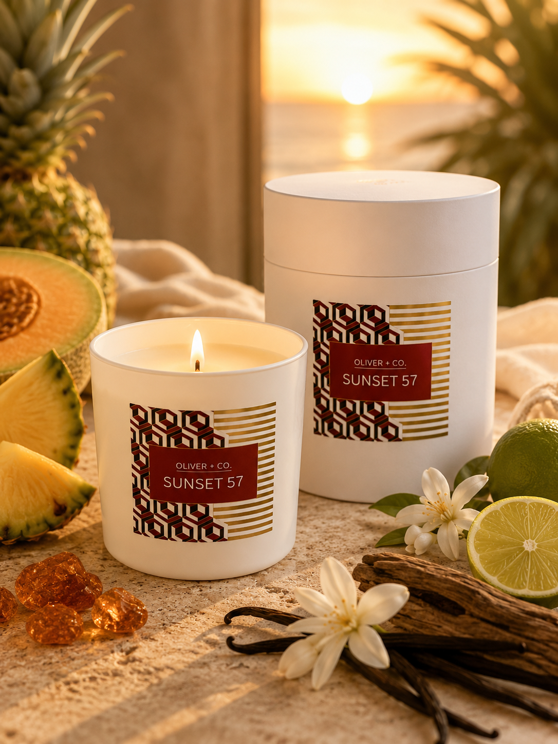 Oliver Fragrance Co. Sunset 57 Signature Candle