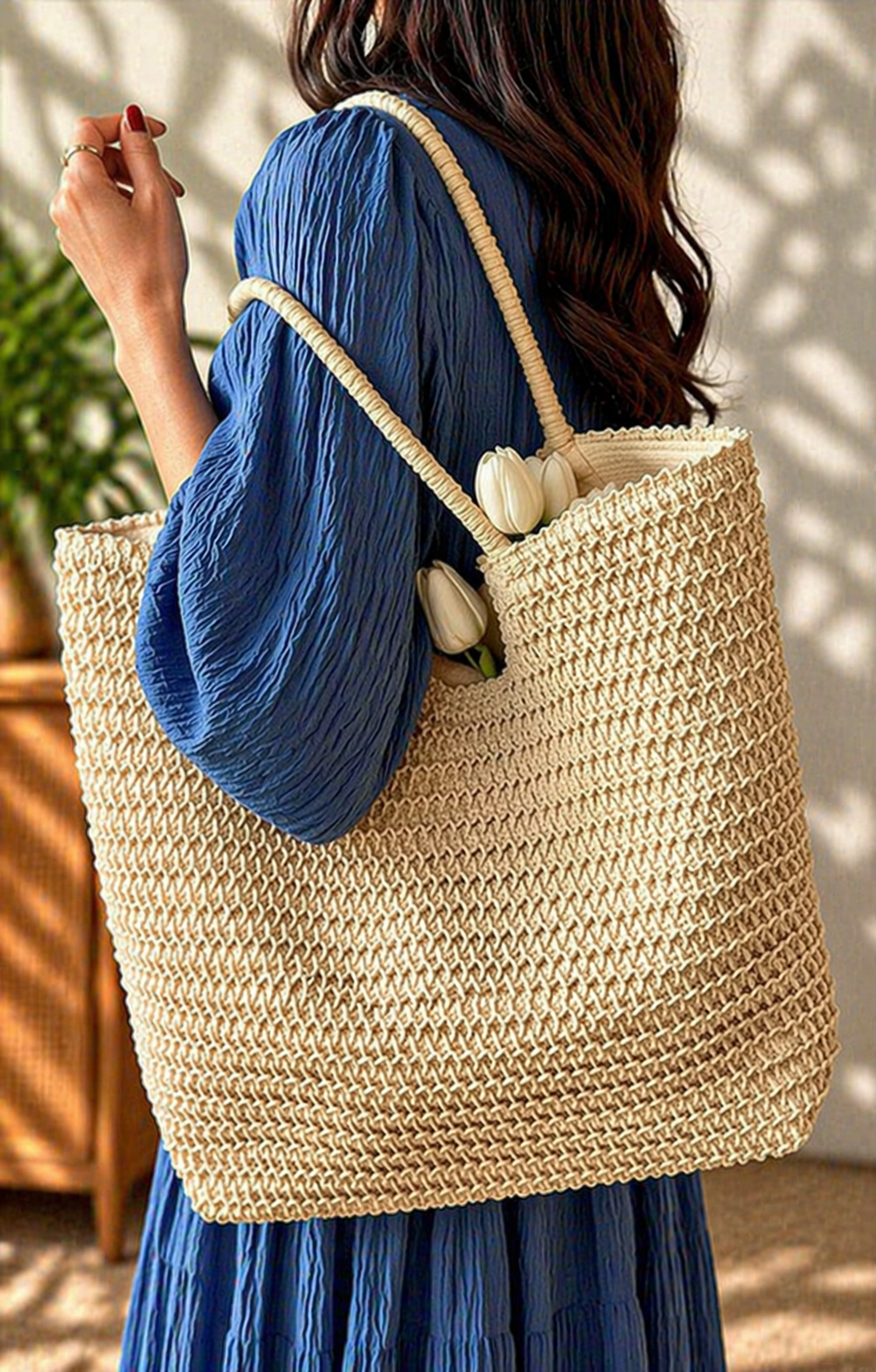 Coastal Woven Carryall