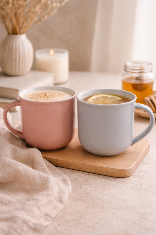 Stoneware Mug Set - Minima™ Eva - Set of 2 (12 oz)
