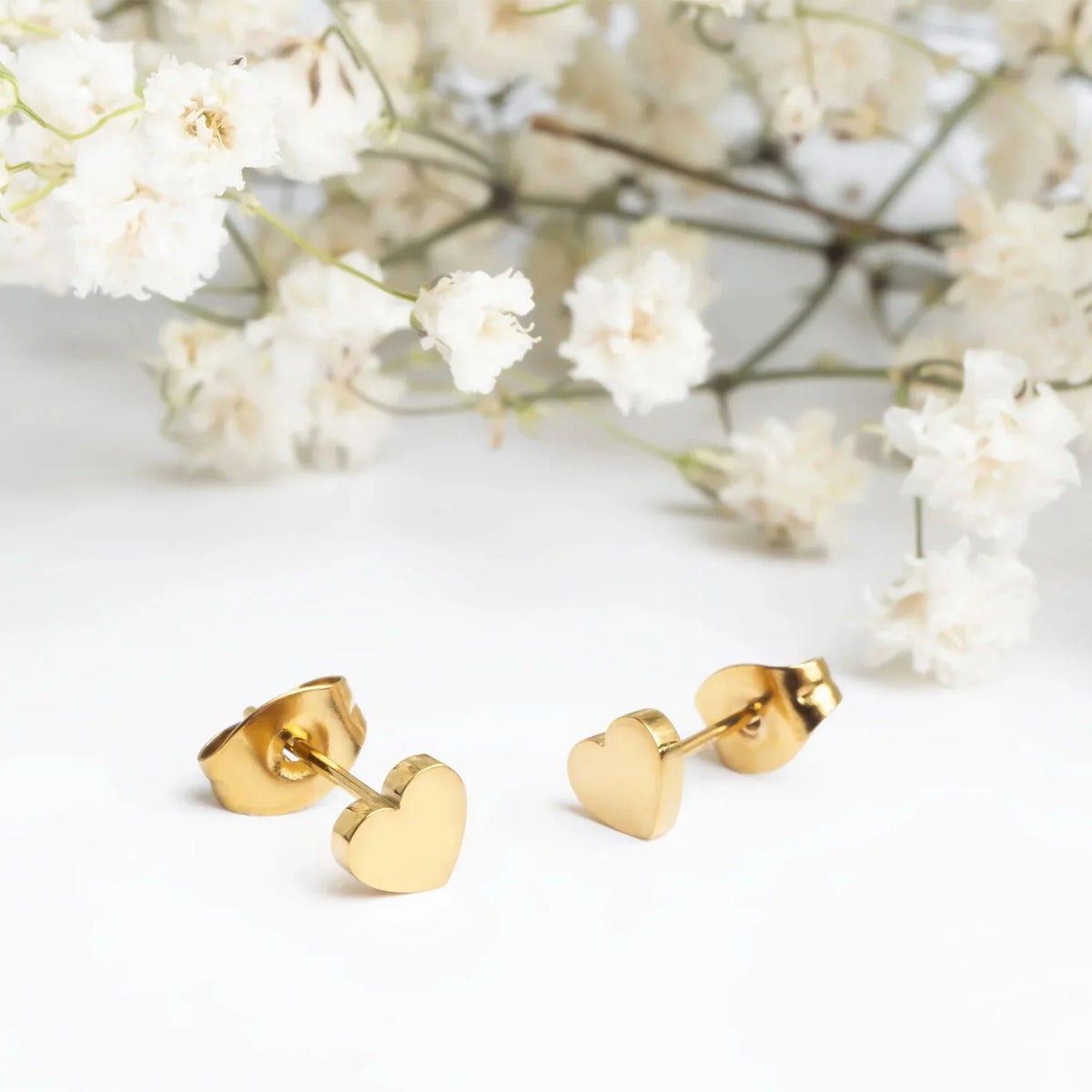 Heart Stud Earrings
