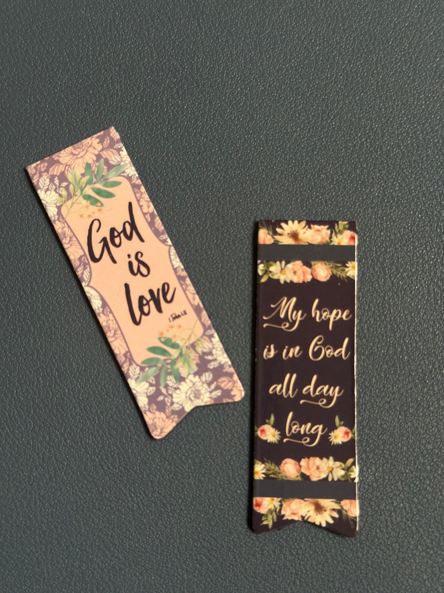 Floral Magnetic Bookmark Set (Set of 2)