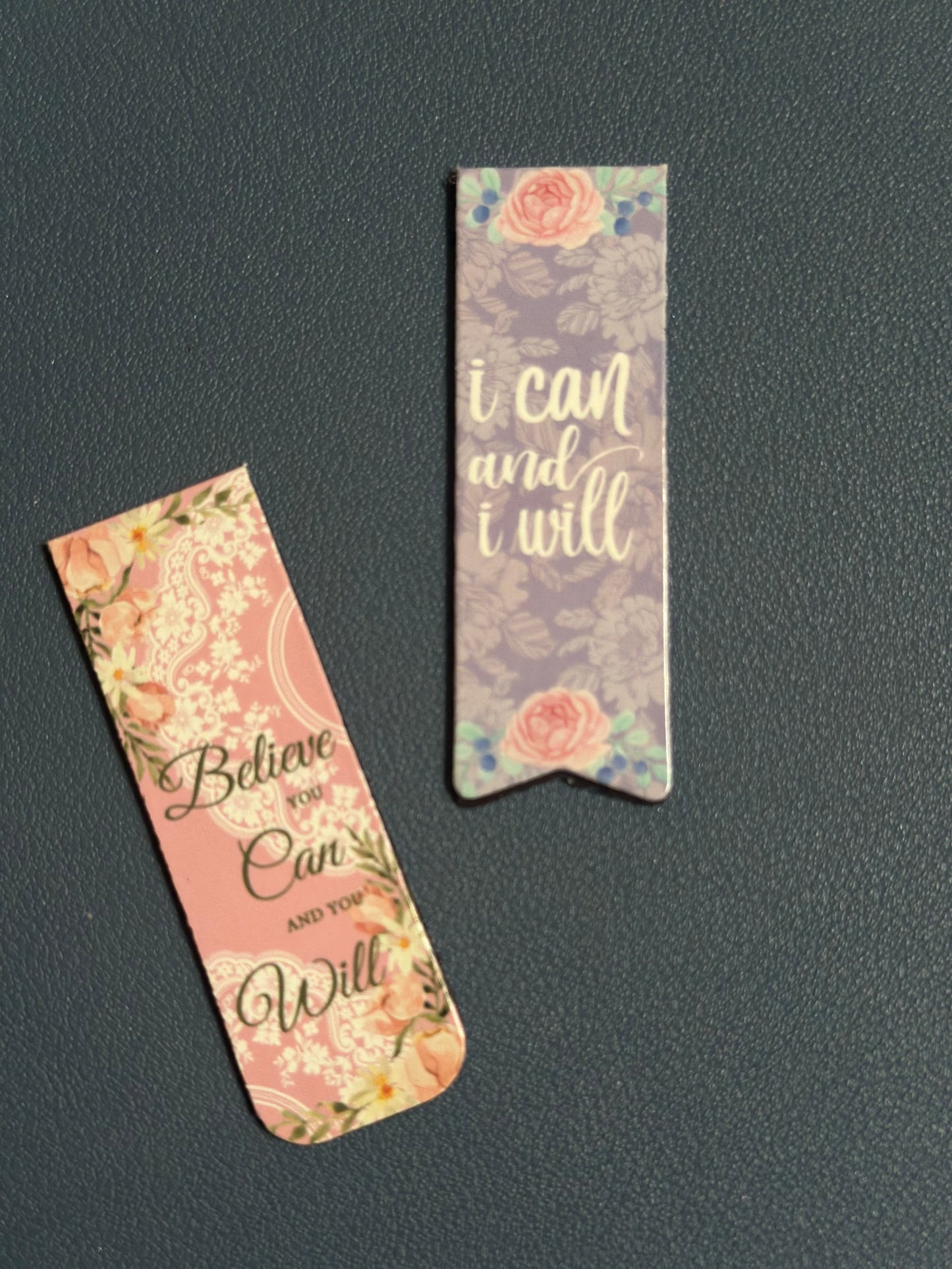 Floral Magnetic Bookmark Set (Set of 2)