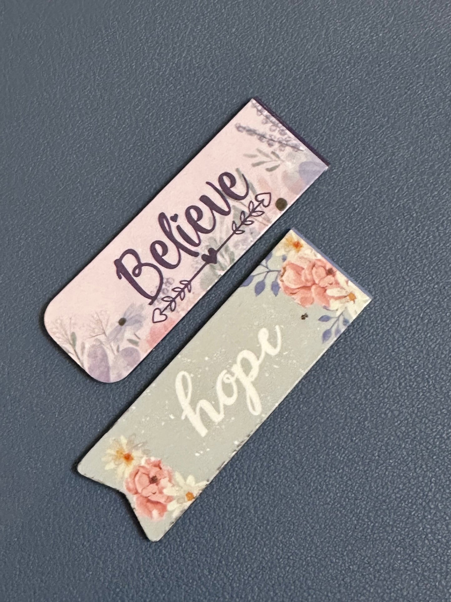 Floral Magnetic Bookmark Set (Set of 2)
