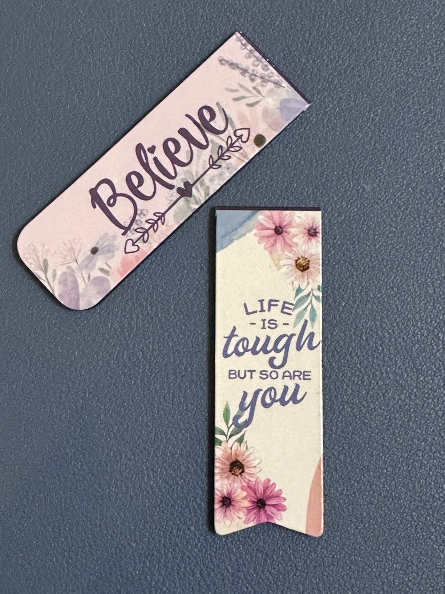 Floral Magnetic Bookmark Set (Set of 2)