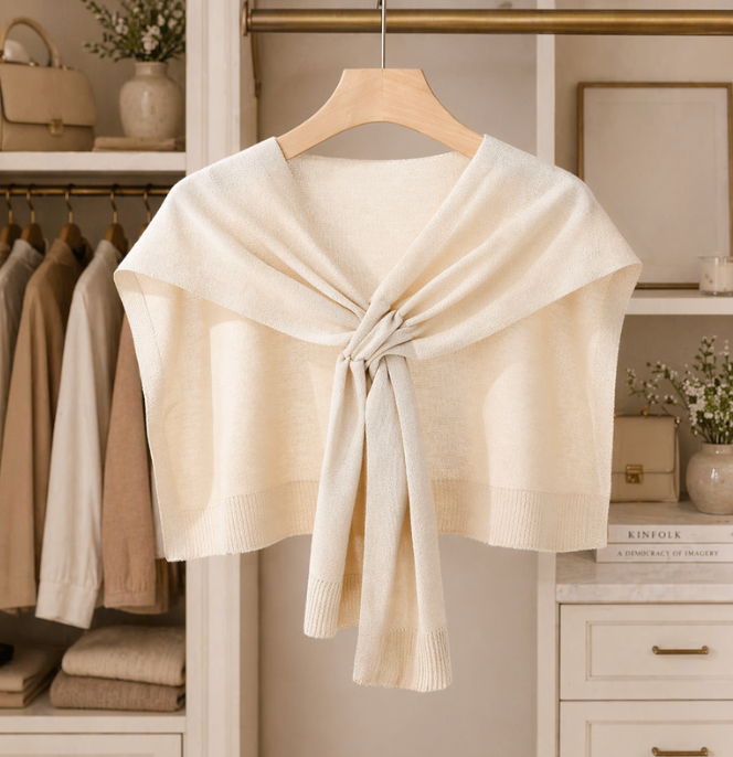 Lightweight Knit Shawl Wrap