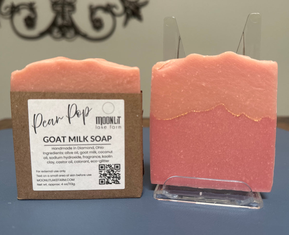 Moonlit Lake Farm Goat Milk Soap | Pear Pop