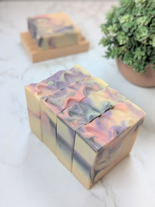Moonlit Lake Farm Goat Milk Soap | Black Raspberry Vanilla