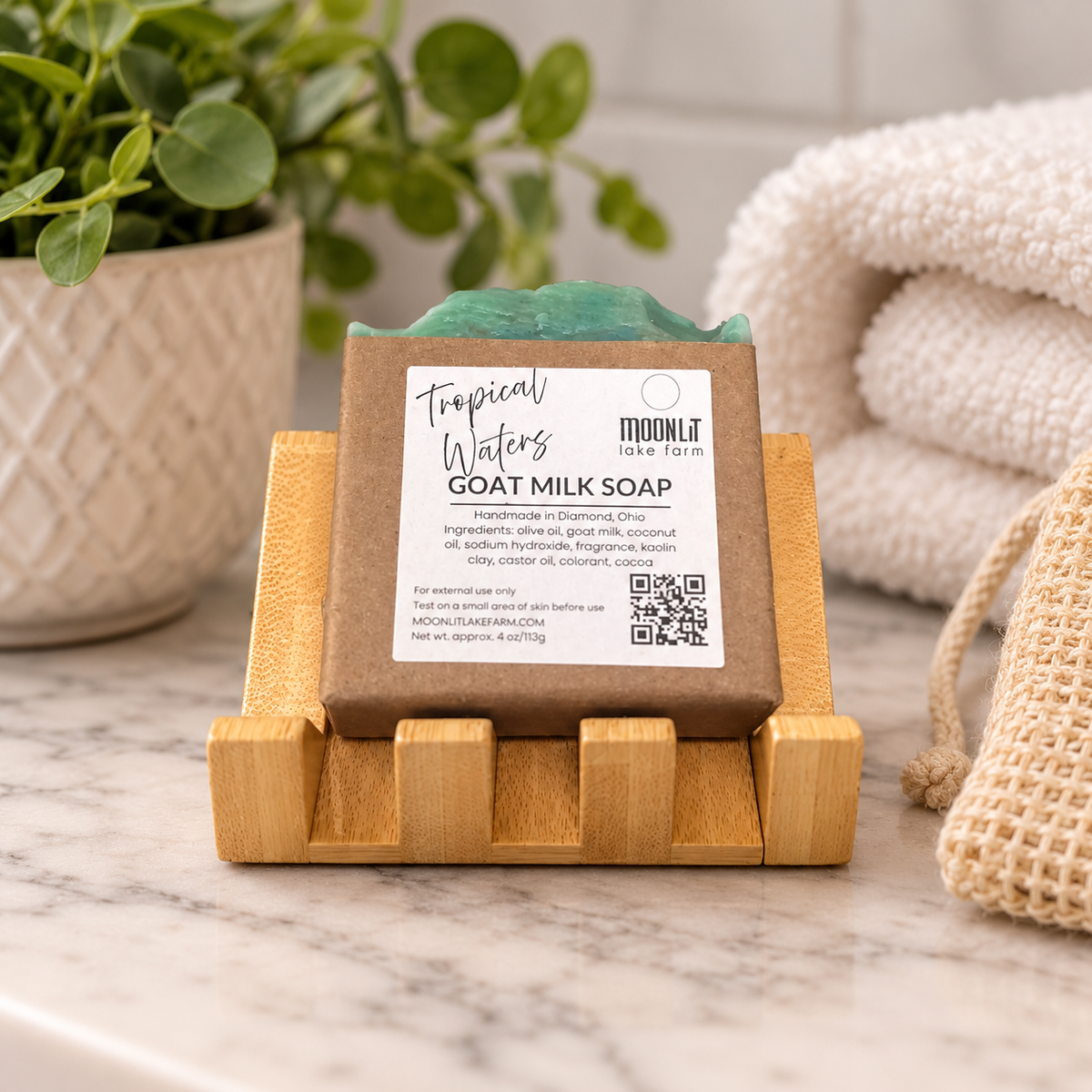Natural Bamboo Soap Dish