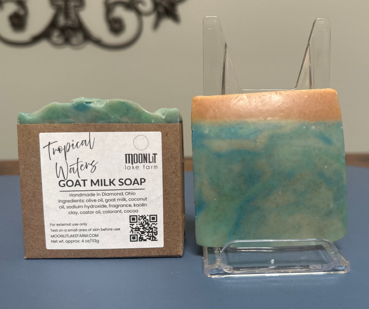 Moonlit Lake Farm Goat Milk Soap | Tropical Waters