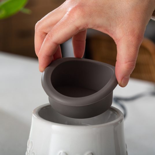 Black Dipped Table Top Fragrance Warmer