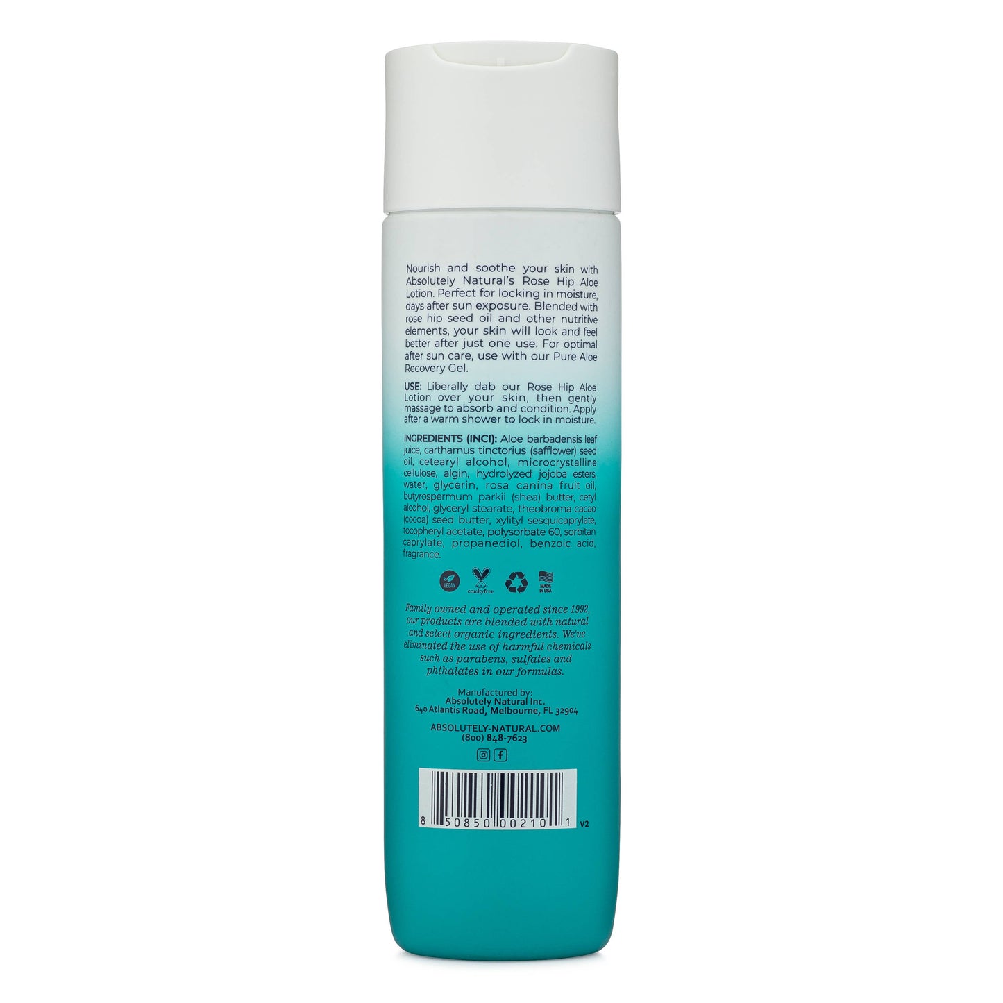 Rose Hip Aloe Lotion - 8 oz