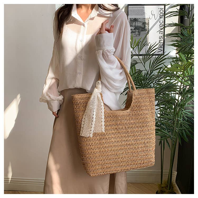 Coastal Woven Carryall