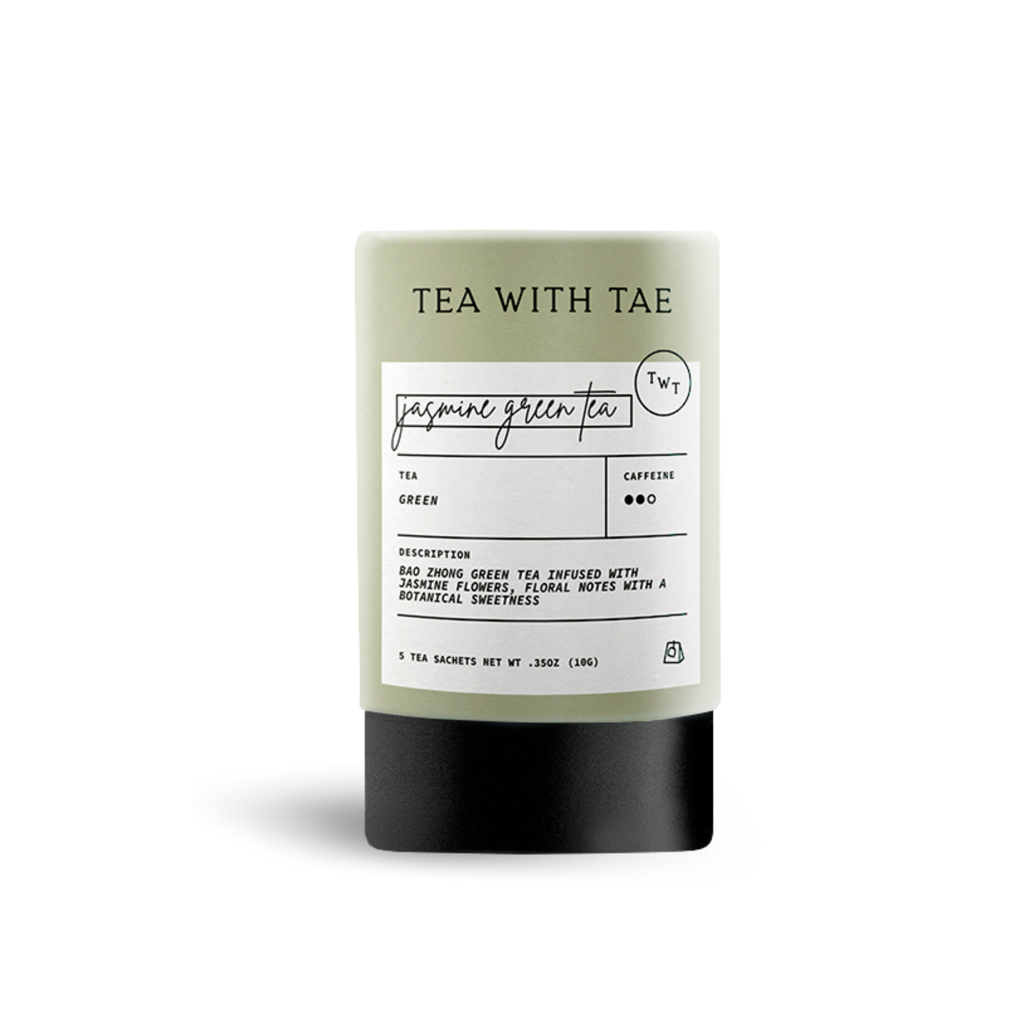 Herbal Mini Tea Tube - Jasmine Green Tea