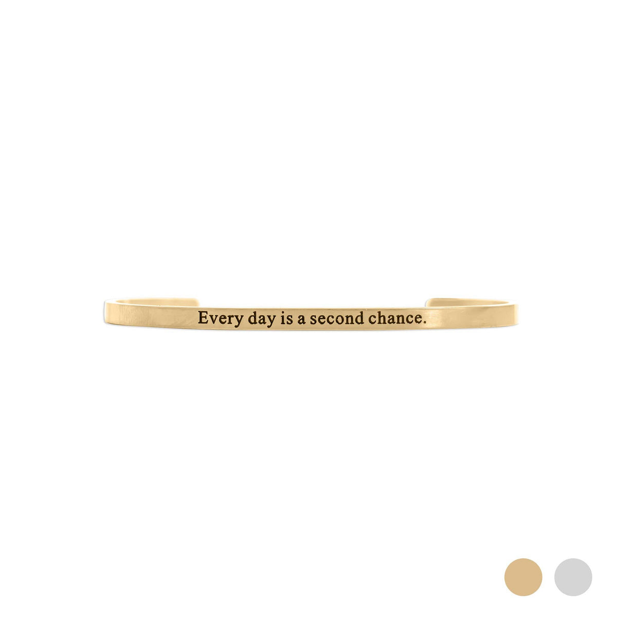 Every Day Is a Fresh Start Bangle Bracelet