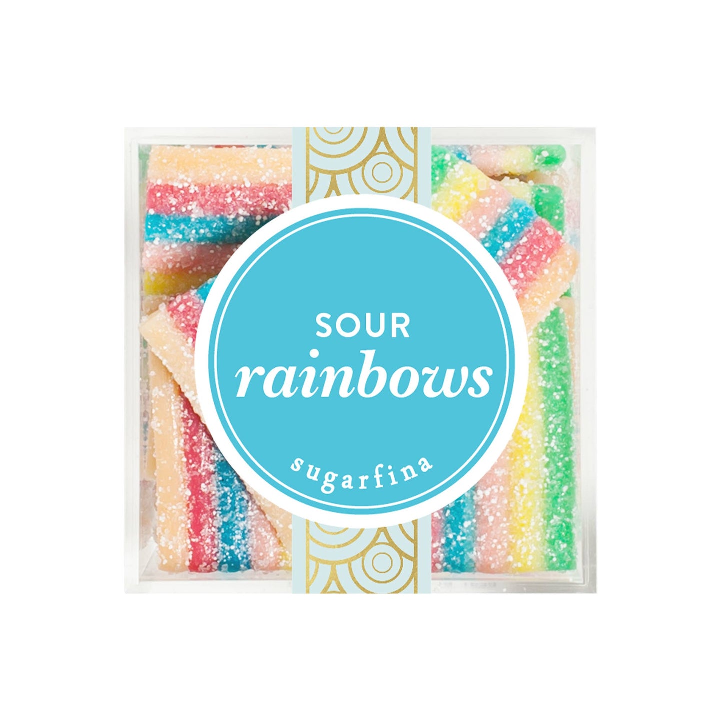 Sour Rainbow Belts - Small Candy Cube
