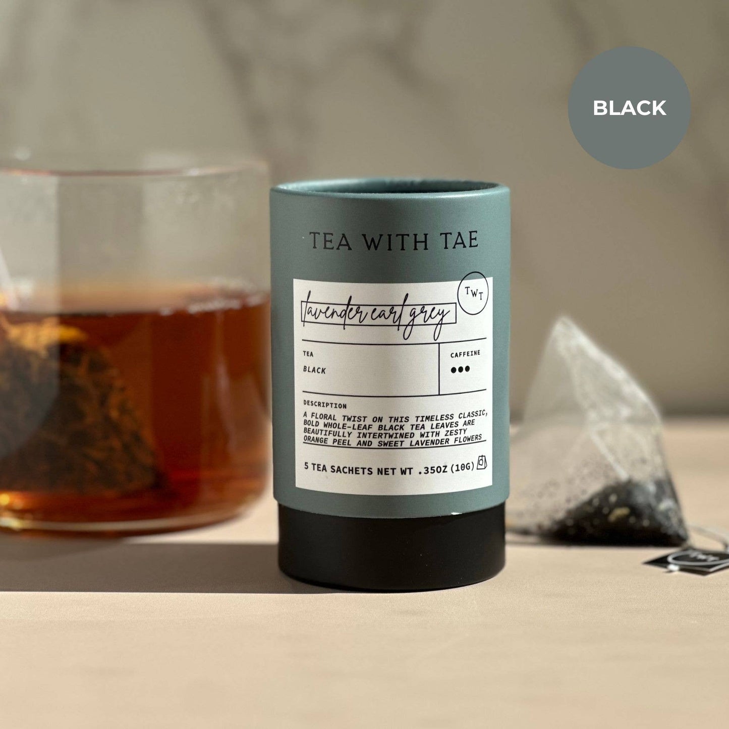 Herbal Mini Tea Tube -  Lavender Earl Grey