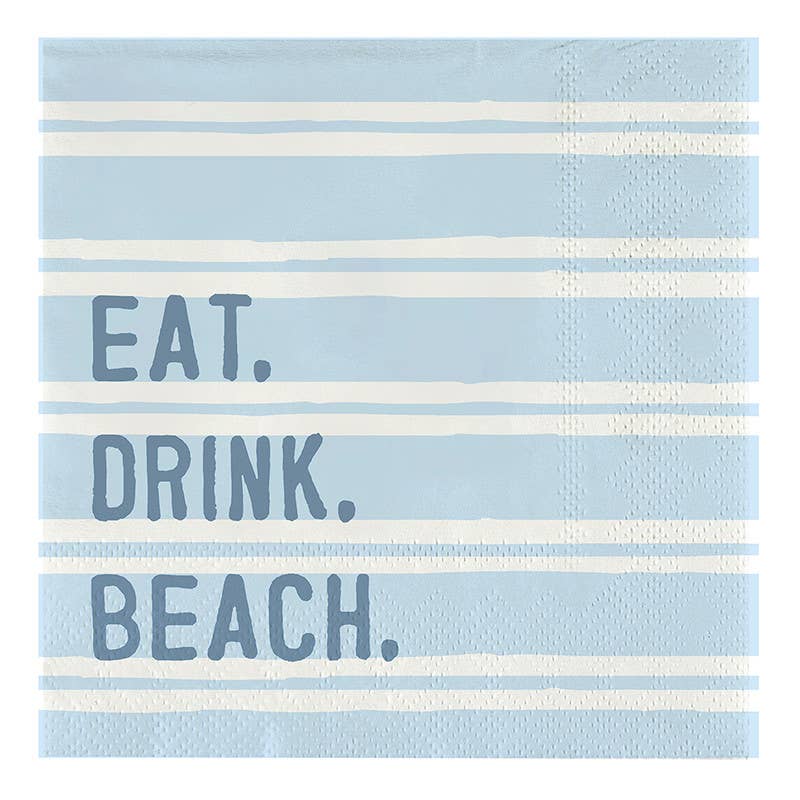 Cocktail Napkins - Eat. Drink. Beach.
