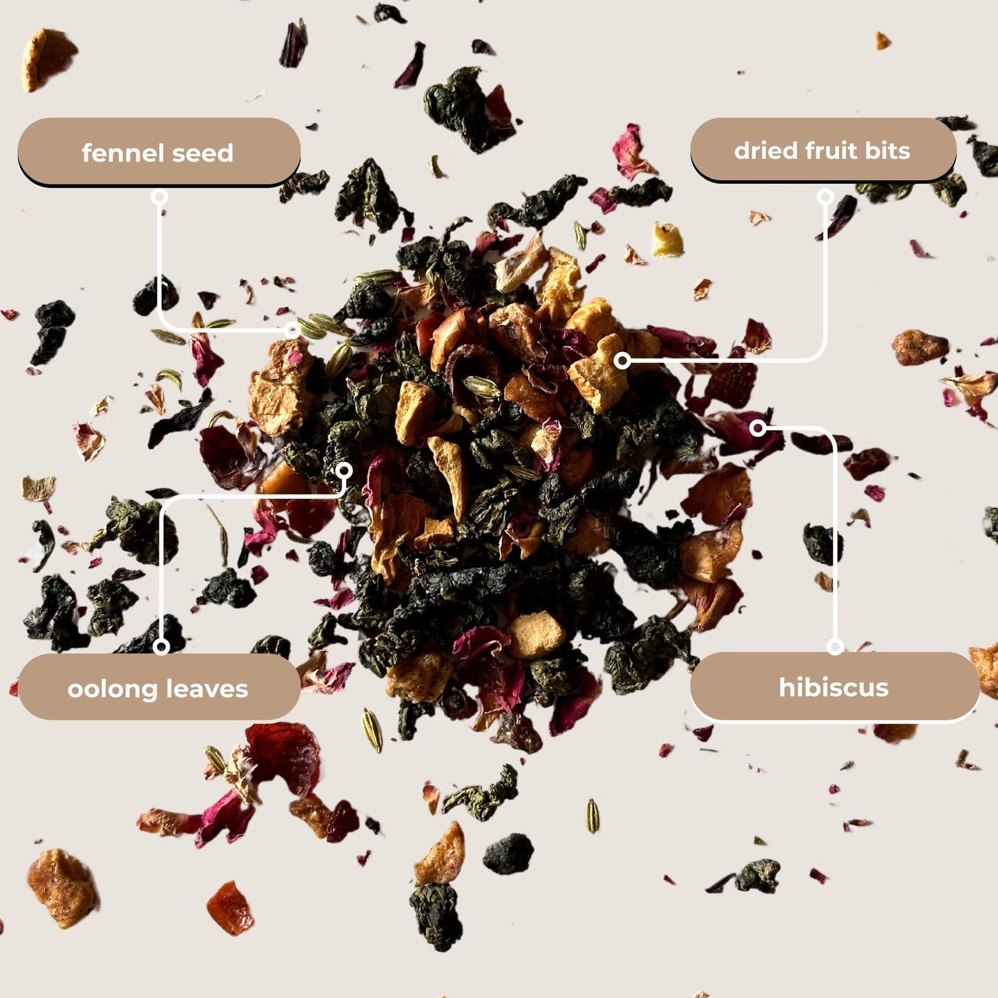 Herbal Mini Tea Tube - Fruit & Berry Oolong