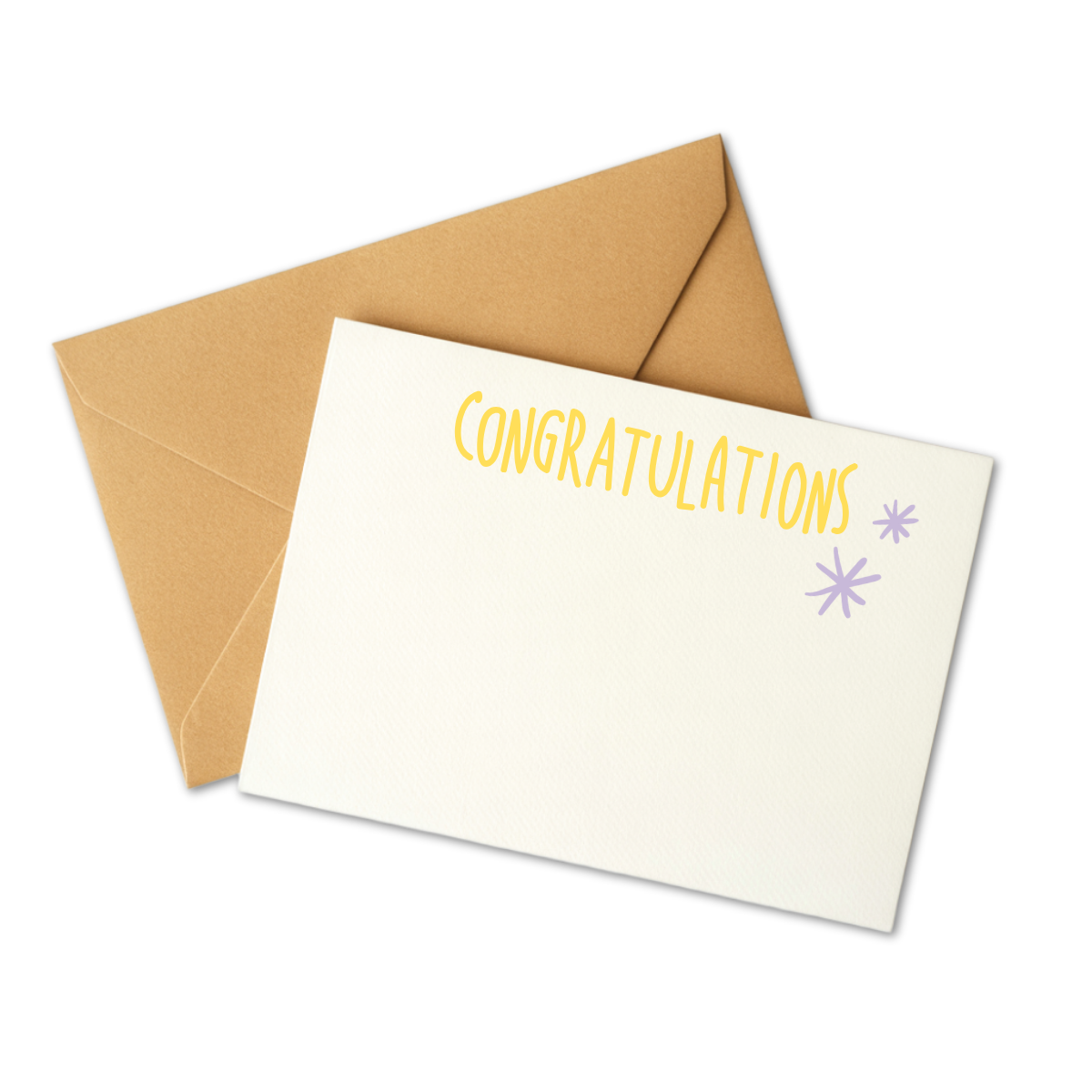 CONGRATULATIONS STAR MINI CARD