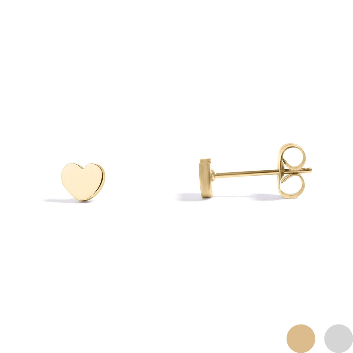 Heart Stud Earrings