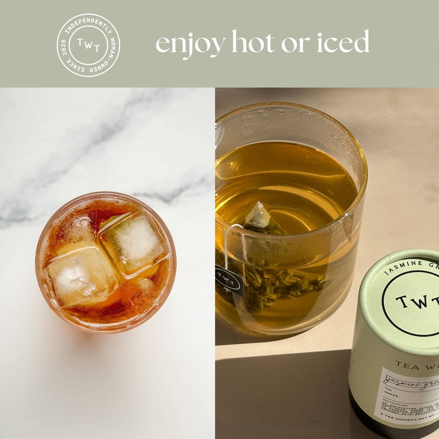 Herbal Mini Tea Tube - Jasmine Green Tea