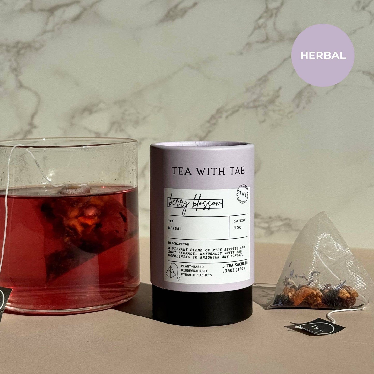 Herbal Mini Tea Tube - Berry Blossom