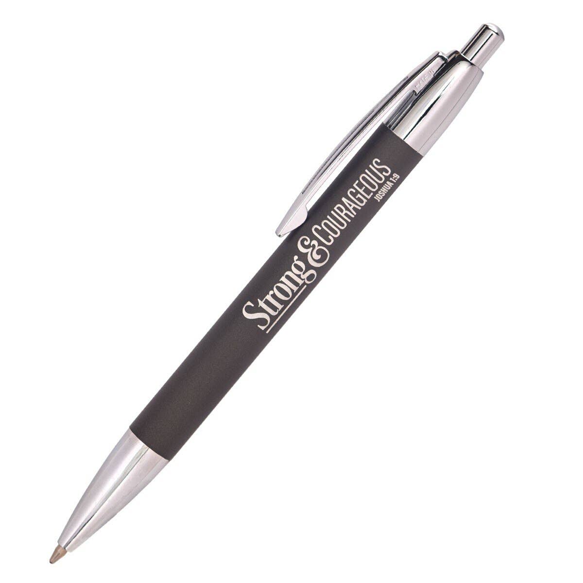 Strong & Courageous Gift Pen – Joshua 1:9