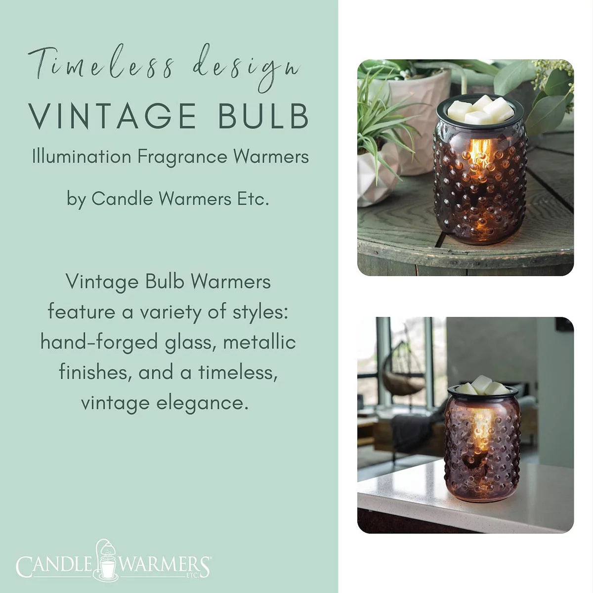 Smokey Hobnail Table Top Fragrance Warmer